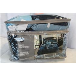 5 PIECE QUEEN SIZE COMFORTER SET