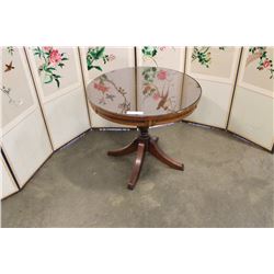 GLASS TOP DUNCAN PHYFFE TABLE