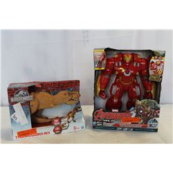 JURASSIC WORLD AND AVENGERS TOYS