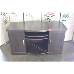 MODERN ESPRESSO ENTERTAINMENT STAND
