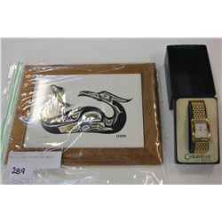 NATIVE 24KT PICTURE AND WATCH
