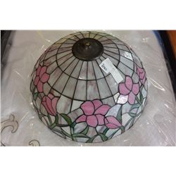 LEADED GLASS LAMPSHADE