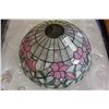 Image 1 : LEADED GLASS LAMPSHADE