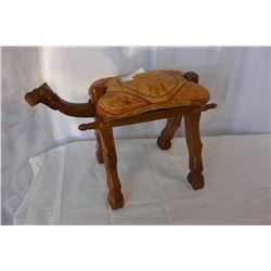 CAMEL CARVED DECORATIVE BENCH