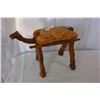 Image 1 : CAMEL CARVED DECORATIVE BENCH