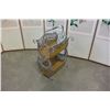 Image 1 : 2-TIER METAL/WICKER BASKET