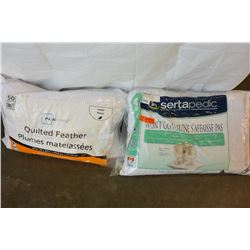 TWO QUEEN SIZE PILLOWS
