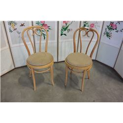 PAIR OF BENTWOOD VINTAGE CHAIRS