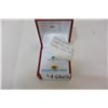 Image 1 : 10KT YELLOW GOLD GENUINE BLUE TOPAZ RING RETAIL $900