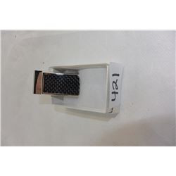 STAINLESS MENS MONEY CLIP RETAIL $120