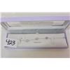 Image 1 : STERLING CUBIC ZIRCONIA DISC BRACELET RETAIL $150