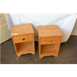 PAIR OF PINE NIGHTSTANDS