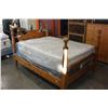 Image 1 : PINE DOUBLE BED FRAME