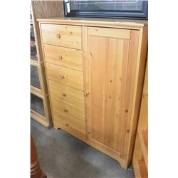 PINE DRESSER WITH CUPBOARD
