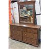 Image 1 : NEW DOMUS VITA COUNTRY STYLE 7-DRAWER DRESSER WITH MIRROR