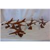 Image 1 : LOT OF FIVE WOOD COMMERCIAL JETS