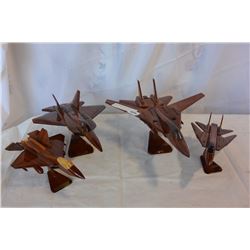 LOT OF 4 WOOD JETS