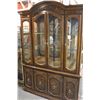 Image 1 : 2 PIECE ILLUMINATED DISPLAY CABINET