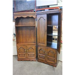 TWO DOOR TALL BAR CABINET