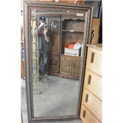 LARGE BEVELLED WALL MIRROR