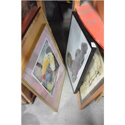 LOT OF ASSORTED FRAMED PICTURES