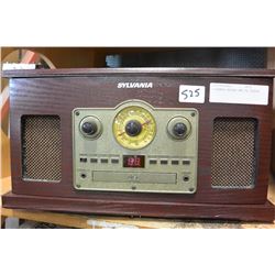 SYLVANIA RECORD AND CD PLAYER