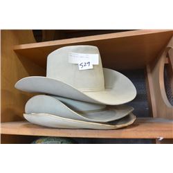 THREE BAILEY COWBOY HATS