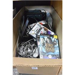 LOT OF PLAY STATION 2 CONSOLES AND GAMES