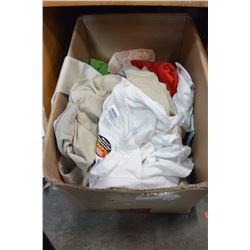 BOX OF NEW CLOTHING