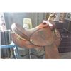Image 1 : WESTERN LEATHER HORSE SADDLE