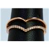 Image 1 : 14K ROSE GOLD RING 2.46GRAM DIAMOND 0.12CT