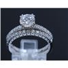 Image 1 : Silver & Cubic Zirconia Ring:2.05gms/Cubic Zirconia:0.30ct/Silver & Cubic Zirconia Band:1.34gmsCubic