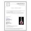Image 3 : 18K WHITE GOLD PINK TOURMALINE PENDANT:3.02GRAMS/PINK TOURMALINE:4.91CT/DIAMOND:0.23CT