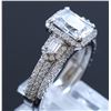 Image 3 : Silver & Cubic Zirconia Ring:3.31gms/Cubic Zirconia:0.64ct/Silver & Cubic Zirconia Band:1.2 gmsCubic
