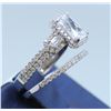 Image 5 : Silver & Cubic Zirconia Ring:3.31gms/Cubic Zirconia:0.64ct/Silver & Cubic Zirconia Band:1.2 gmsCubic
