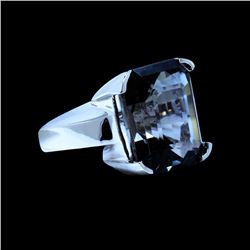 24.90CT NATURAL BIO TOURMALINE 14K W/G RING
