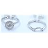 Image 4 : Silver & Cubic Zirconia Ring:3.01gms/Cubic Zirconia:0.39ct/Silver & Cubic Zirconia Band:2.14gmsCubic
