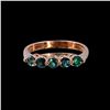 Image 1 : 0.63CT NATURAL ALEXANDRITE 14K ROSE GOLD RING