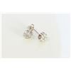 Image 3 : 14K WHITE GOLD EARRING 1.70GRAM /DIAMOND 0.65CT/#R8004