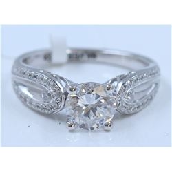 Silver & Cubic Zirconia Ring:2.89gms/Cubic Zirconia:0.28ct