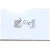 Image 5 : 18k White Gold And Diamond Earring Princess Shape Diamond(invisible Setting)- 2.63ct Weight- 10.52Gr