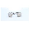 Image 2 : 18K/ 14K White Gold And Diamond Earring Round Shape Diamond-3.73ct Weight-11.14 Grams