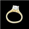 Image 2 : 1.76CT NATURAL CEYLON WHITE SAPPHIRE 14K Y/G RING