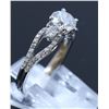 Image 3 : Silver & Cubic Zirconia Ring:2.76ct/Cubic Zirconia:0.37ct