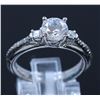 Image 1 : Silver & Cubic Zirconia Ring:4.05gms/Cubic Zirconia:0.41ct