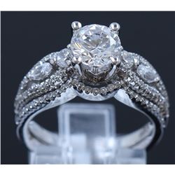 Silver & Cubic Zirconia Ring:3.10 gms/Cubic Zirconia:0.45ct/Silver & Cubic Zirconia Band:1.81 gmsCub