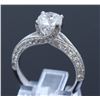 Image 1 : Silver & Cubic Zirconia Ring:0.75ct/Cubic Zirconia:2.55gms