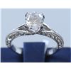 Image 3 : Silver & Cubic Zirconia Ring:0.75ct/Cubic Zirconia:2.55gms