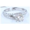 Image 4 : Silver & Cubic Zirconia Ring:0.75ct/Cubic Zirconia:2.55gms