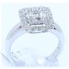 Image 3 : 18K WHITE GOLD  DIAMOND RING:72.60 GRAMS/DIAMOND:0.87CT